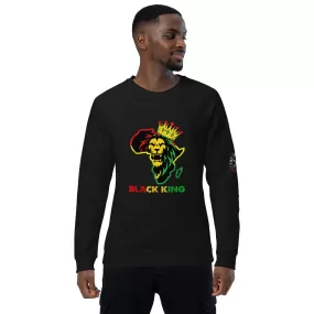 Black King organic raglan sweatshirt