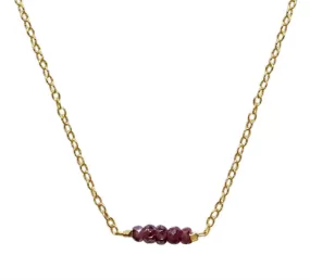 Dainty Everyday Gold Tiny Bead Layering Necklace