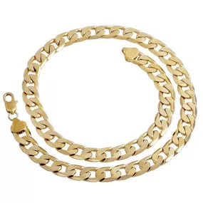 Gold Color Twisted Singapore Necklace and Chain Jewelry